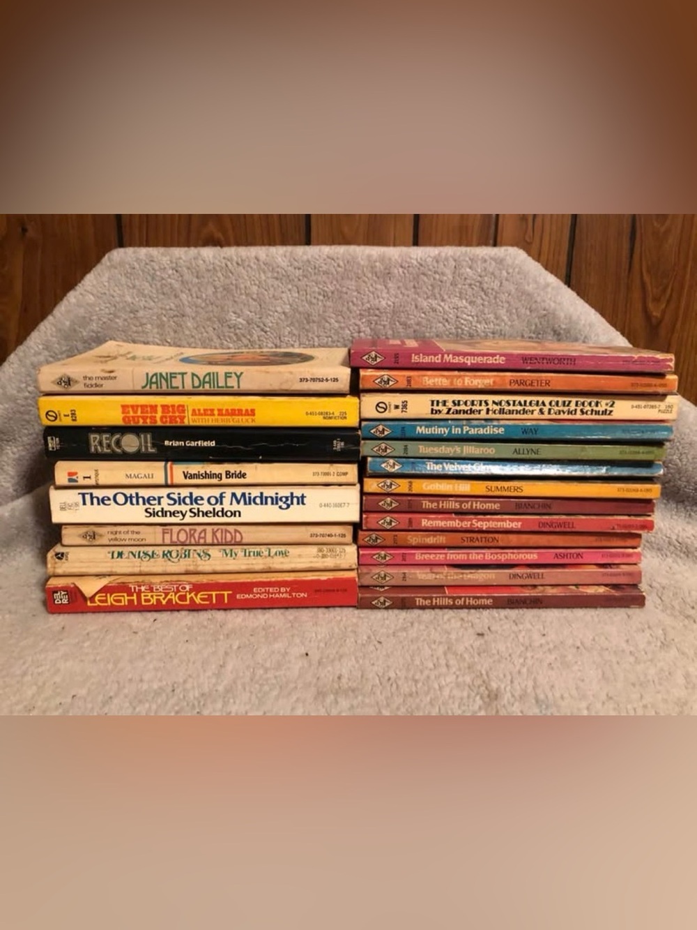 Assorted Vintage Paperback Book Lot - Multicolor